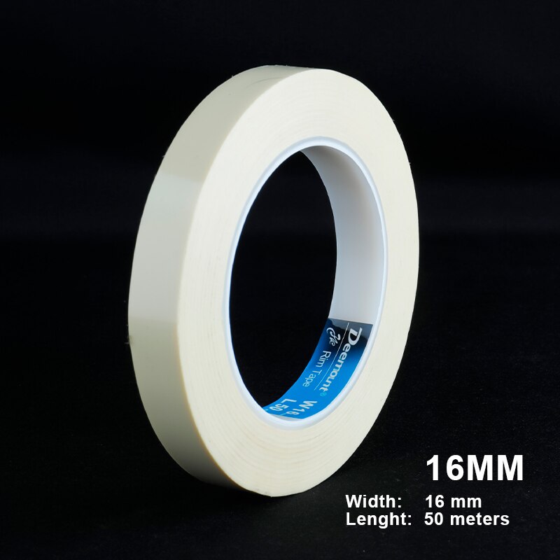 Deemount Tensilized Strapping Tape for MTB Bicycle Tubeless Rim 50m Long 16/18/21/23/25/27/29/31/33/35mm Width For Options: W16mm 50M