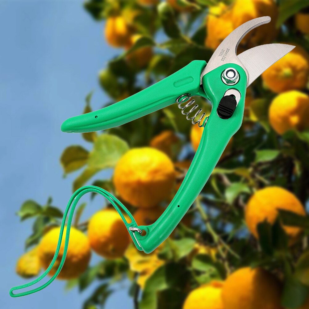 Gardening Scissors Tree Branch Cutter Hand Prunner Blade Secateurs Shears Low-friction Tool Durable Stainless Steel Practical
