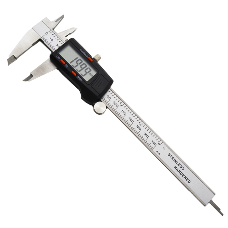 6-Inch digital caliper 150mm Stainless Steel Electronic Digital Vernier Caliper Metal Micrometer Measuring tools