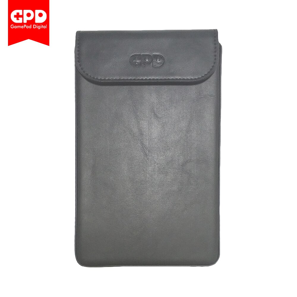 Originele Bescherming Lederen Case Tas Voor GPD Pocket2 Pocket 2 7 Inch Windows 10 Systeem UMPC Mini Laptop (zwart)