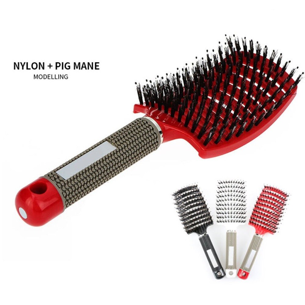 Haar Borstel Hoofdhuid Haarborstel Kam Professionele Vrouwen Wirwar Kappers Levert Borstels Combo Salon Kappers Styling Tools