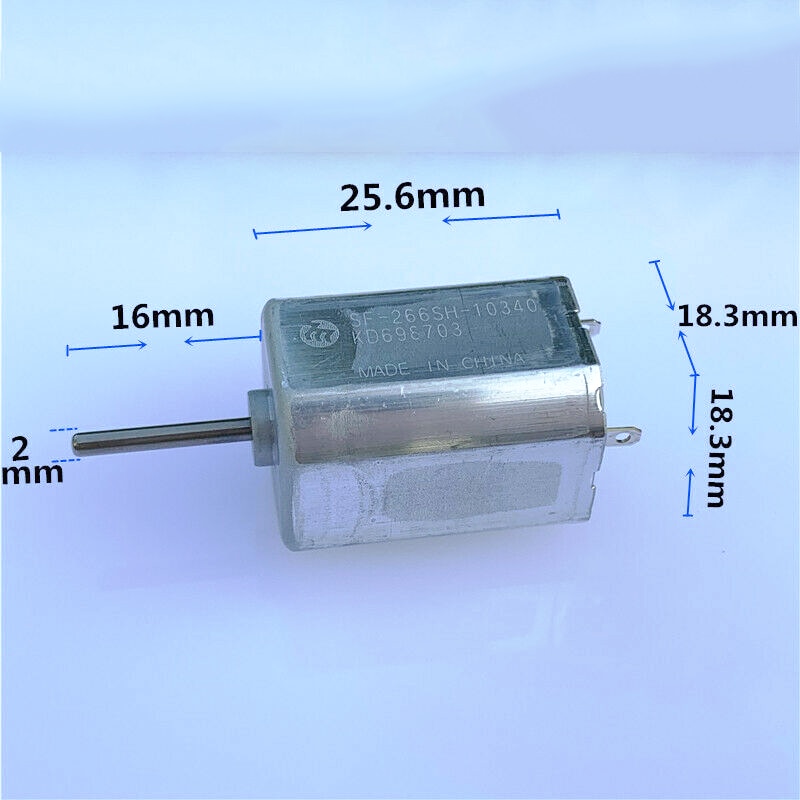 Micro Mini 18Mm Vierkante 6-Polige Rotor Dc Motor 12V-24V Edele Metalen Borstel Stille motor, mabuchi SF-266SH-10340