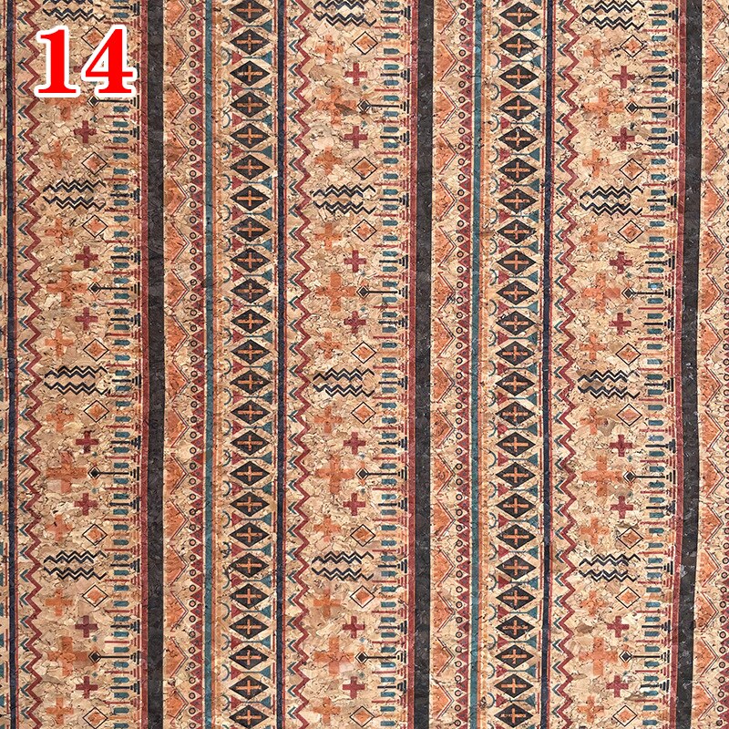 100x135cm 0.4mm Natural Cork Leather Fabric Wood Grain Fabric Soft Material Upholstery Background Shoes Handbag Decor Crafts: 14