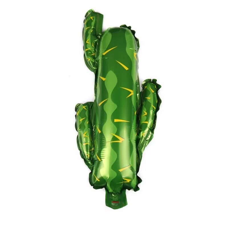 Ballon en film d'aluminium cactus, dessin animé plante, fournitures de décoration et d'arrangement pour fête d'anniversaire et mariage,