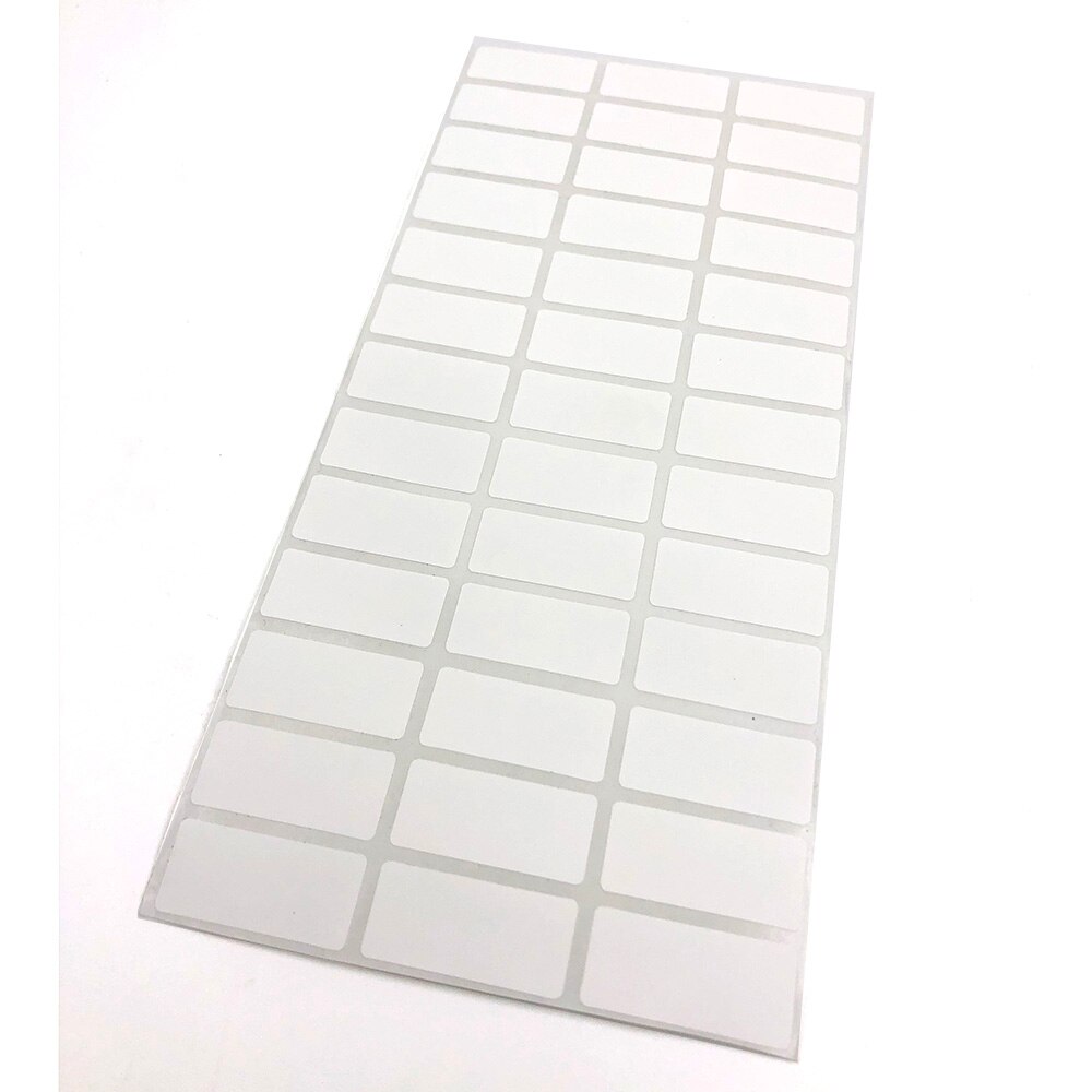 White Blank Name Sticker Kids Personal Label DIY Waterproof Adhesive Writable Note Tag Memo Pad Stationery School Supplies