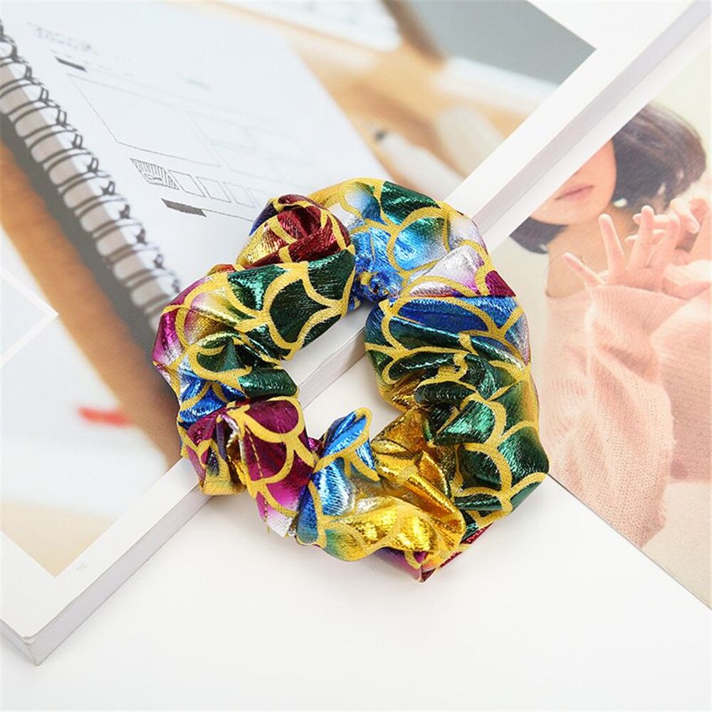 2er Set Satin-Haarschleifen – Geknotete Scrunchies Mit Haarband, Gelb Für Frauen & Mädchen