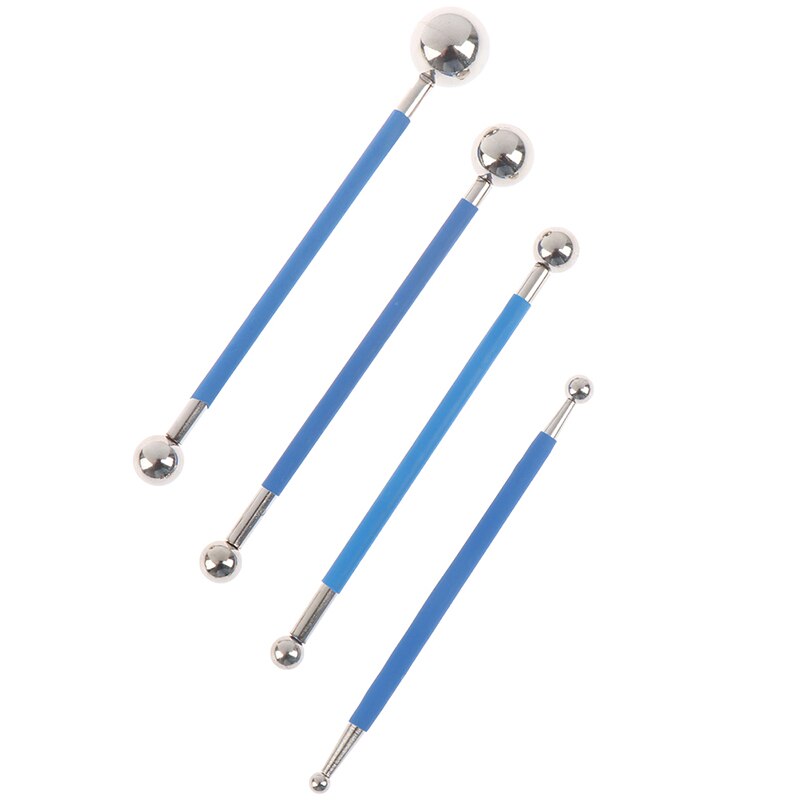 4 st dubbelstålpressad kulplattor injekteringsverktyg reparera stick skrapverktyg