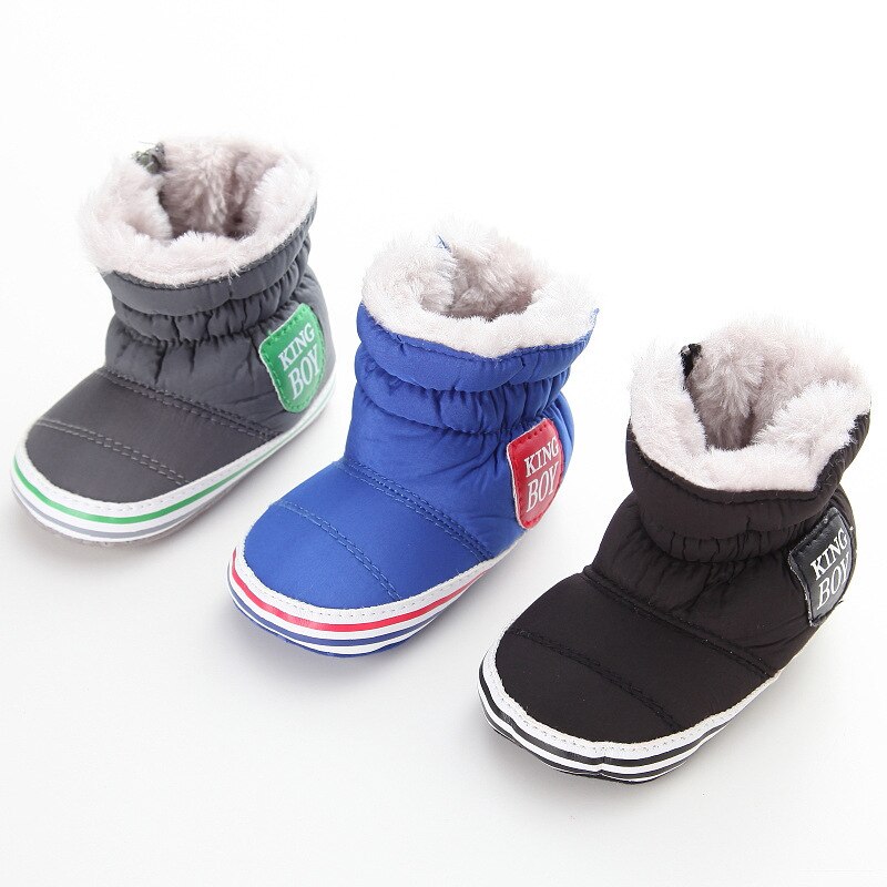 Winter Baby Meisje Jongen Snowboots Thicken Warm Pluche Outdoor Kinderen Schoenen Antislip Baby Snowboots