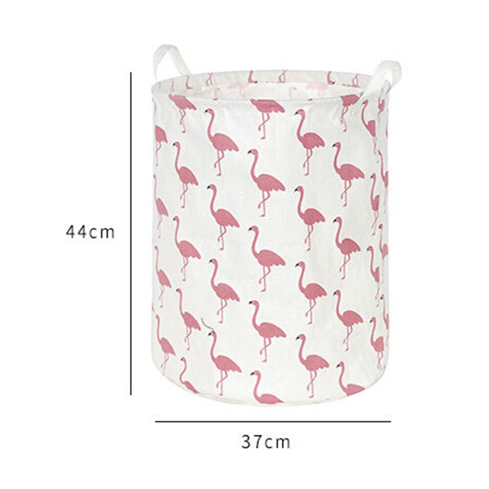 Cesta de ropa sucia de lino y algodón plegable, bolsa de almacenamiento de juguetes funda cartuchera