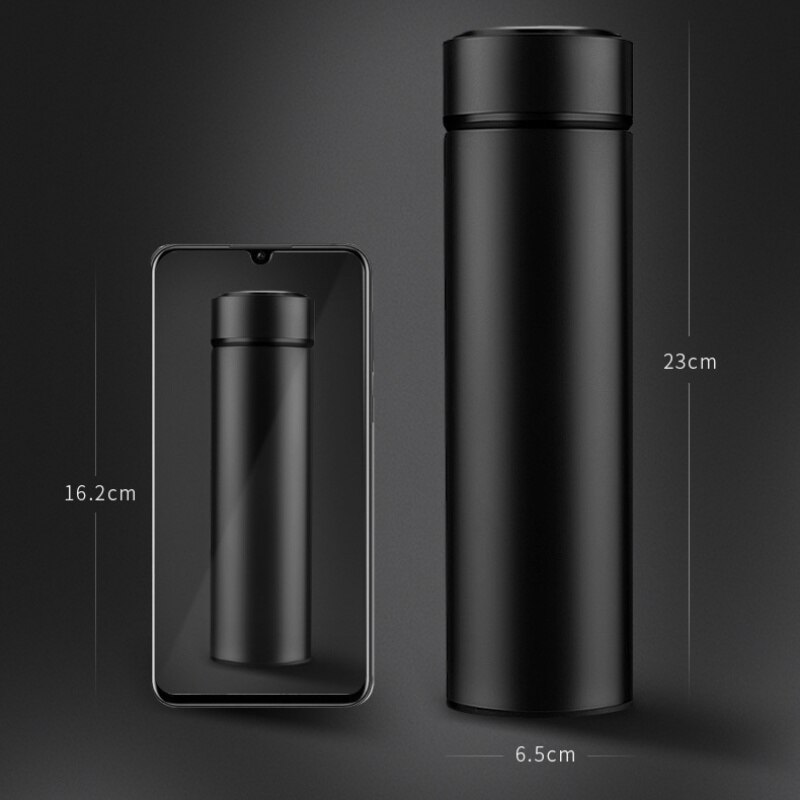 Bouteille thermos d&#39;eau chaude de 500 ml, flacon à thé ou café, sous vide, avec filtre en acier inoxydable 304, style sportif, tasse thermique, pour le bureau