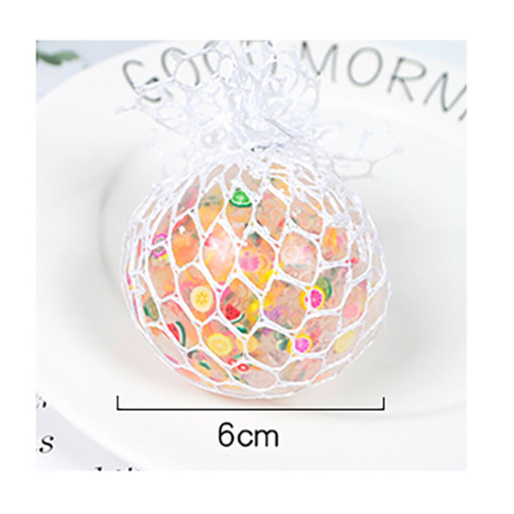 Carino anti-fatica Viso Mitigatore Palla Uva Autismo Umore Spremere Sollievo Sano di Sfiato Giocattolo Giocattolo Estruso Scolorimento Regali Creativi