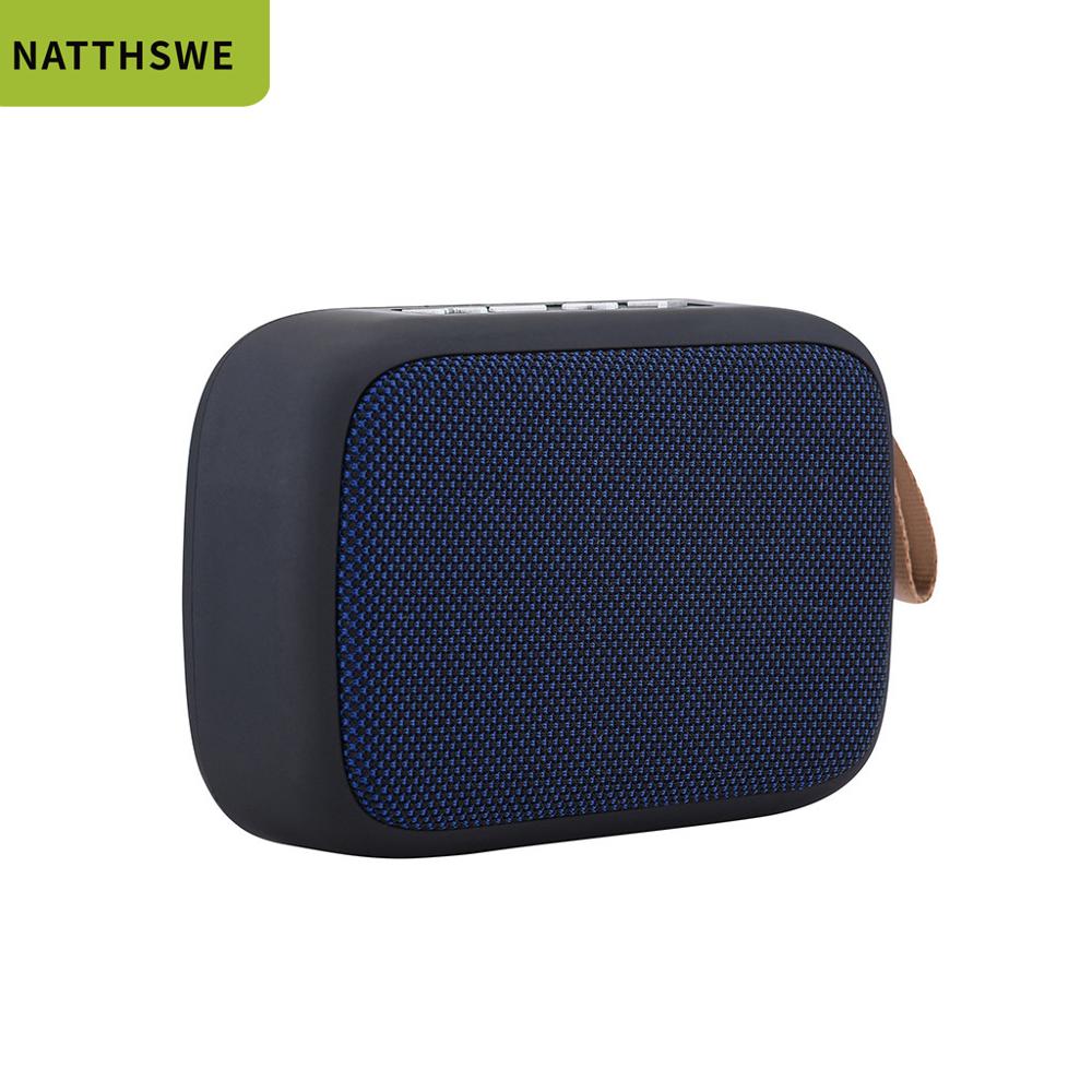 NATTHSWE Draadloze Bluetooth Speaker Draagbare Sd-kaart Luidspreker Sound stereo Muziek surround Outdoor Speaker