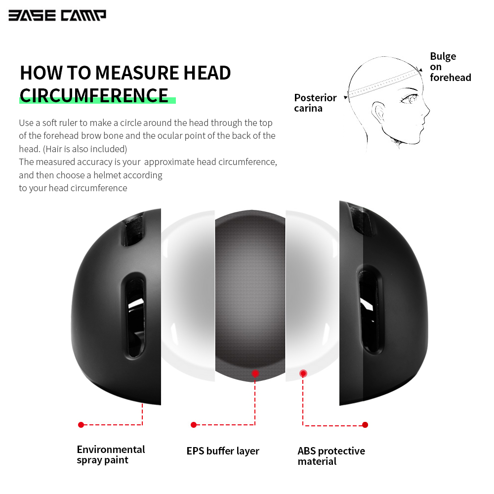 BASE CAMP Urban commuter helmet with cloth hat eaves Folding bicycle helmets Electric power assisted MTB bike cycling parts