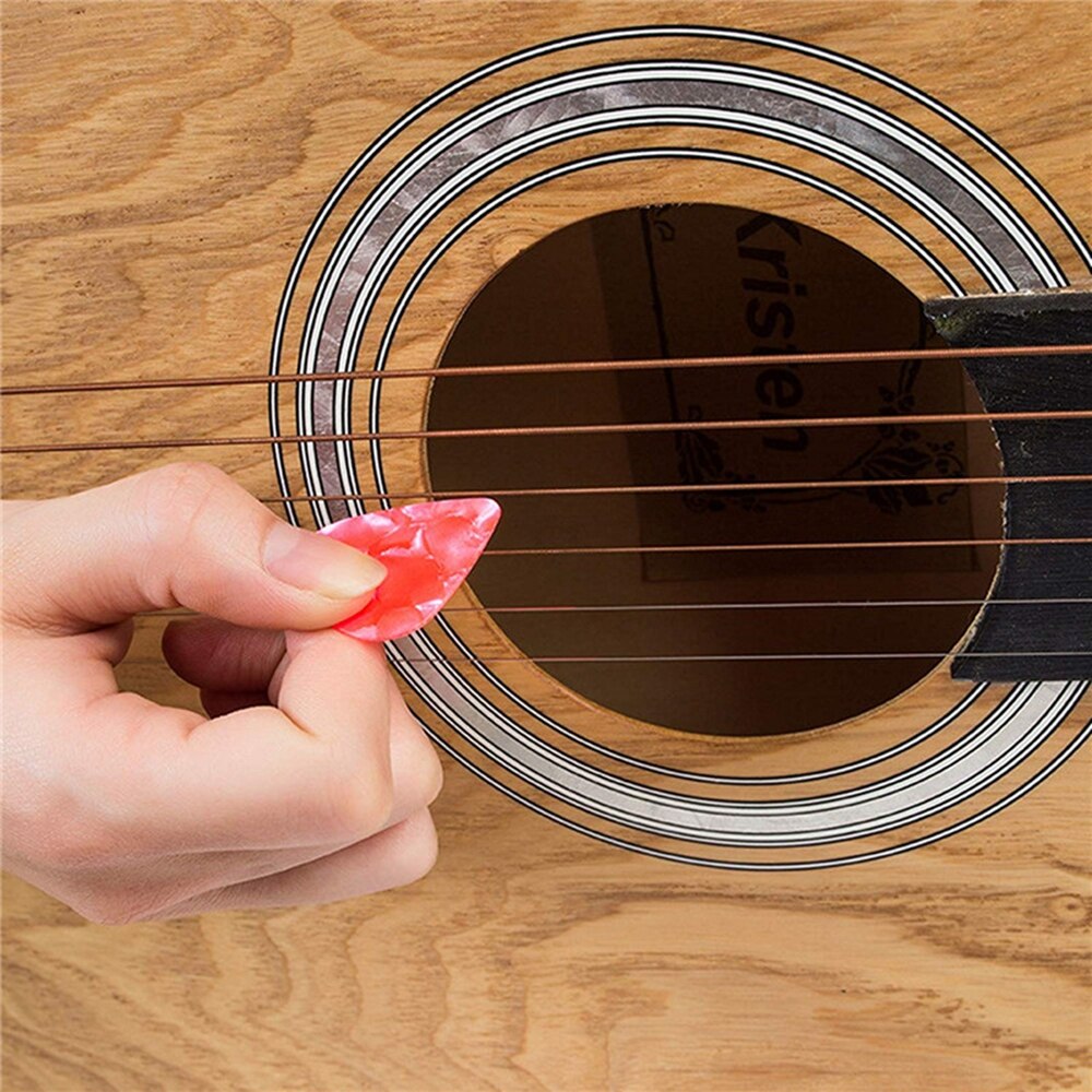12 Pcs Akoestische Picks Plectrum Celluloid Elektrische Smooth Guitar Pick Accessoires 0.46Mm 0.71Mm 0.81Mm 0.96Mm
