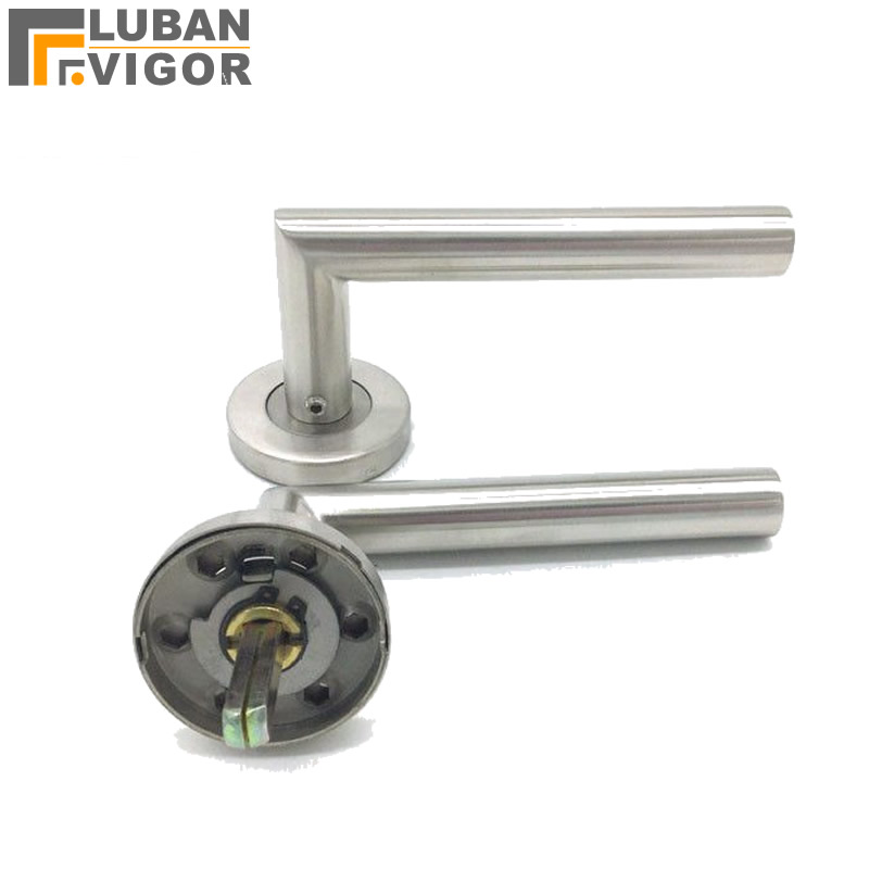 , 304 stainless steel Split door lock handle,Fire door handle,Brushed surface,Multiple appearances
