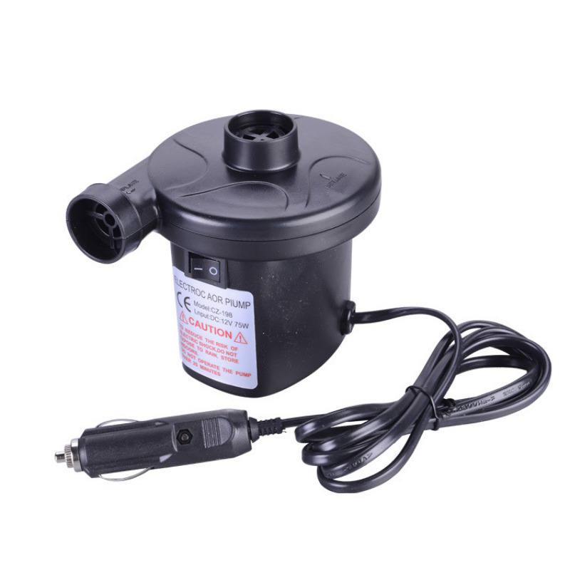 Dc 12v bärbar elektrisk luftpump luftmadrass båt bil auto luftpump för bil camping uppblåsare 2082 x2