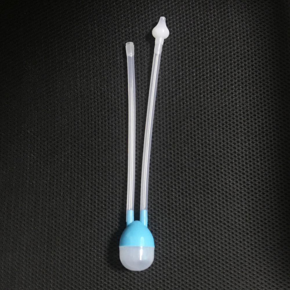 Born Baby Vacuum Suction Nasal Aspirator Safety Nose Cleaner Infantil Nose Up Aspirador Nasal Baby Care: Blue