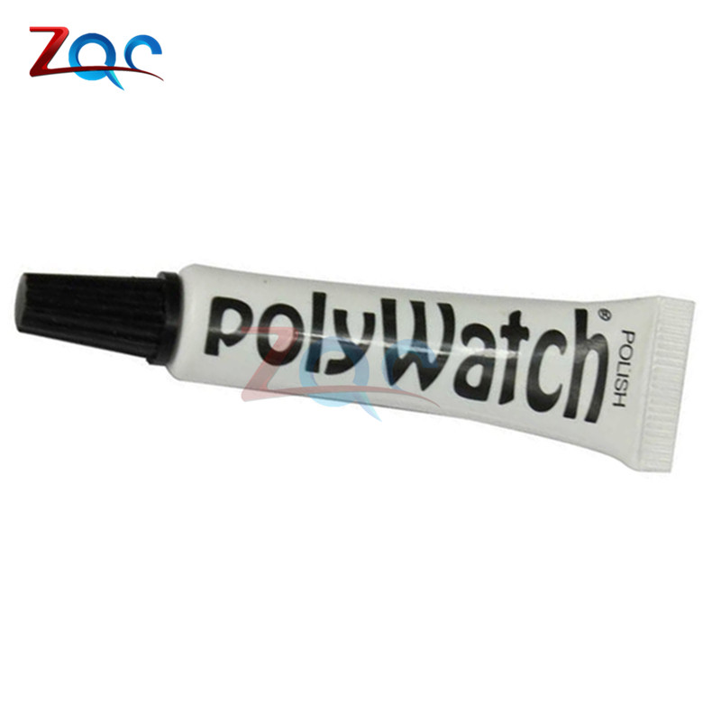 Polywatch klocka plast akryl klocka kristaller glas polish repborttagare glasögon reparation vintage 5g