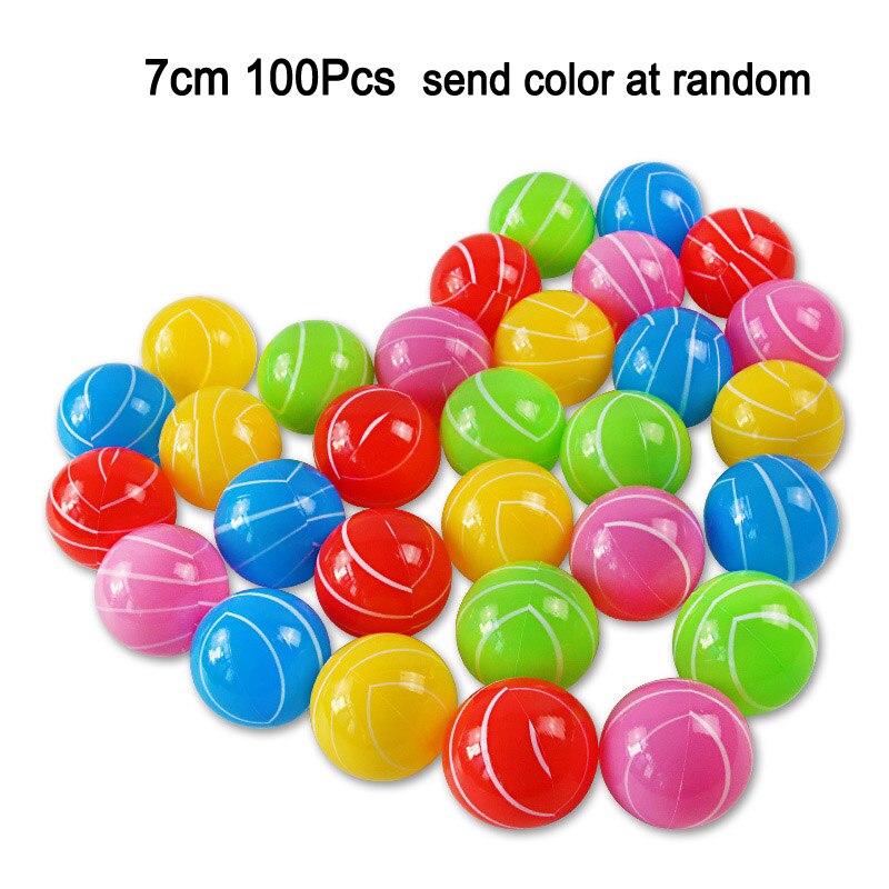 ! 25/50/100/200Pcs Baby Toy Ocean Ball Safe Non-toxic Tasteless Colorful Ball Toys Promote Your Baby's Understanding of Color: 7cm 100pcs tgs