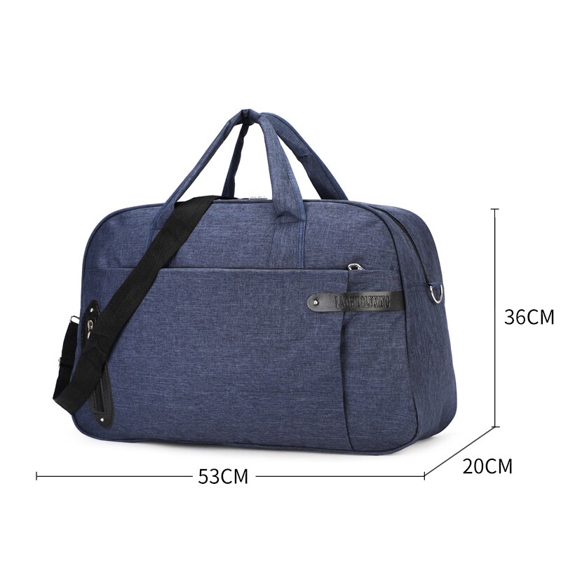 Bløde oxford mænd rejsetasker bære bagage tasker kvinder taske rejsetaske weekend taske høj kapacitet  xa170k