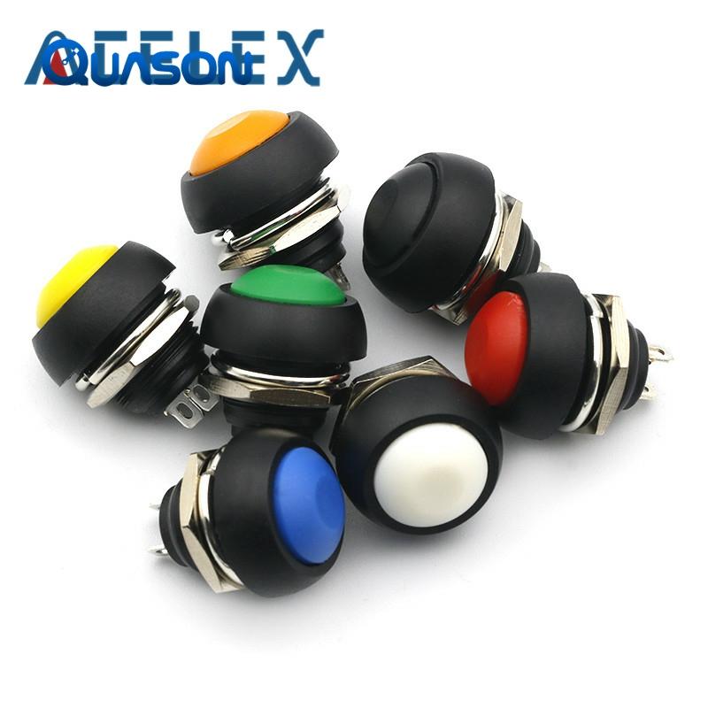 12mm PBS-33B Waterproof Momentary ON OFF Push Button Swithch Mini Round Switch