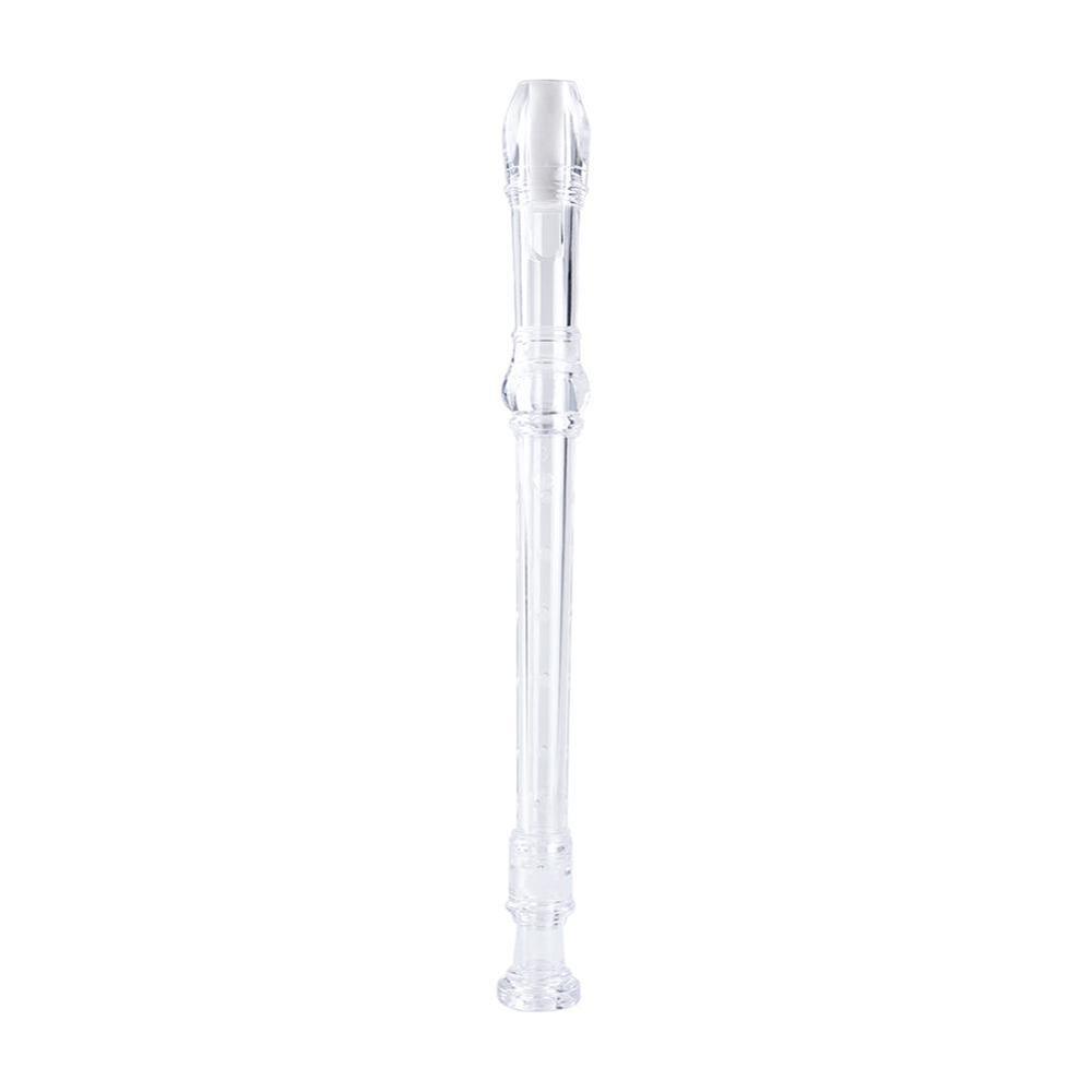 Abs Fluit Instrumenten Sopraan Klarinet 8 Gat G Voor Kind Vroege Onderwijs Met Cleaning Rod Muziekinstrument Recorder F 2022: white