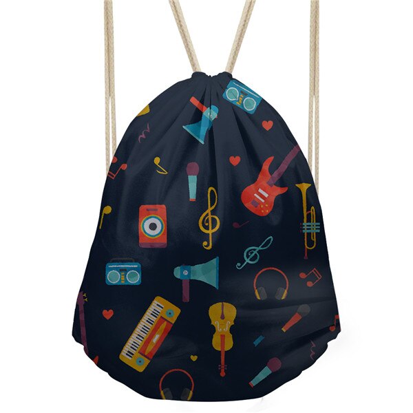 Forudesigns mochila feminina damestas met s 3d voedselpuzzelprint, klein trekkoordtasje, casual trekkoordtasje, zakje met zakken voor meisjes: Cc4266 z 3