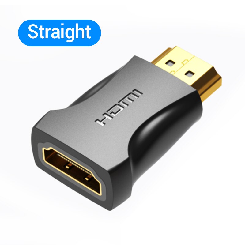 Ventie Hdmi Adapter 270 90 Graden Haakse Hdmi Male Naar Hdmi Female Converter Voor PS4 Hdtv Hdmi Kabel 4K Hdmi 2.0 Extender: AIMB0