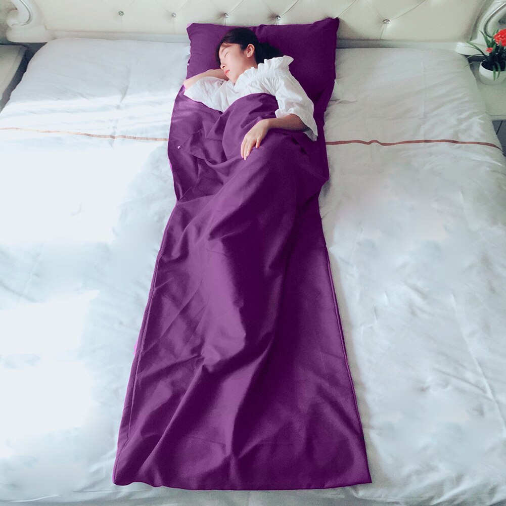 Portable Lightweight Sleeping Bag Travel Outdoor Travel Camping Hiking Sleeping Bag Liner Lazy Bag