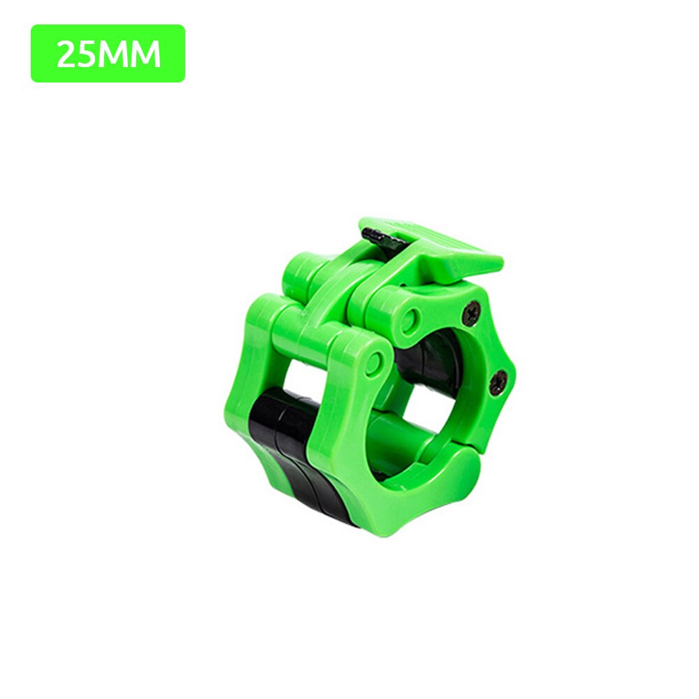 25mm 28mm 30mm Spinlock Collars Barbell Collar Lock Dumbell Clips Clamp Weight Lifting Bar Gym Dumbbell Fitness Body Building: 25mm Green -1