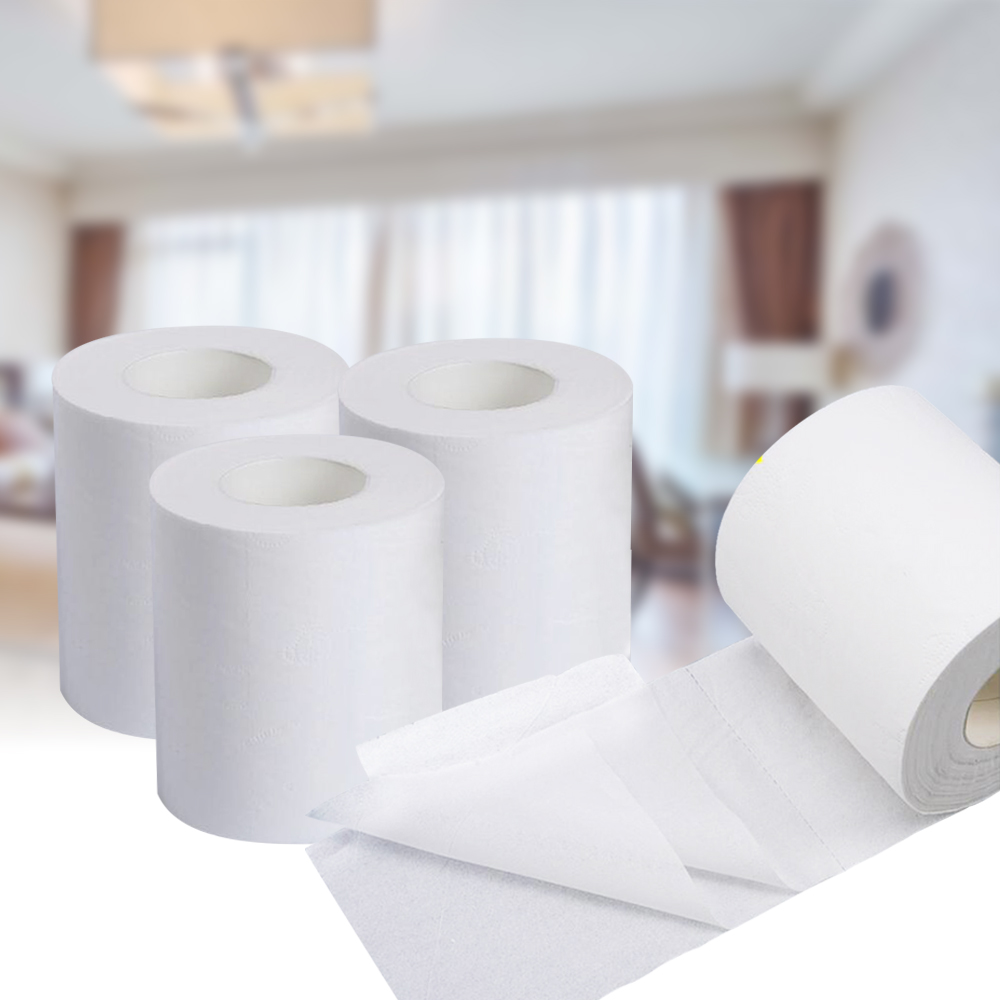 White Toilet Paper Toilet Roll Tissue Roll 4Ply Paper Towels Tissue