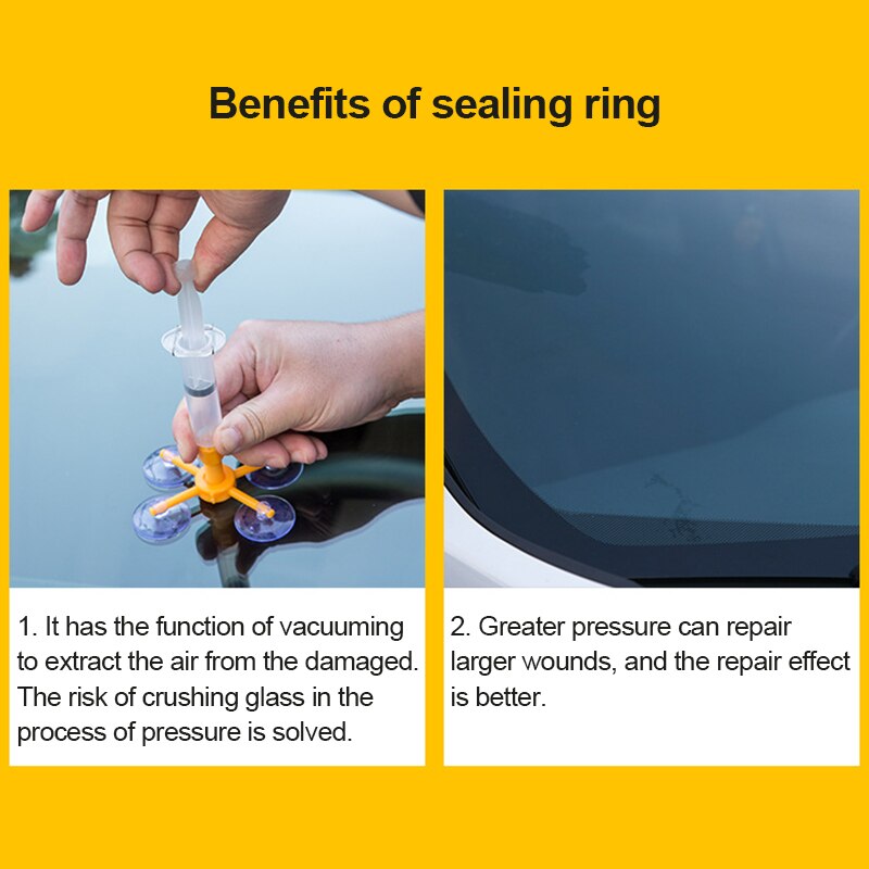 Car Windshield Repair Kit Glass Windscreen Restore Repairing Tools Set UV Light DIY Car Auto Kit Glass for Chip Crack TSLM1