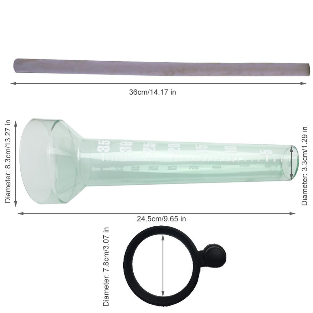 Rain Gauge Garden Outdoor Rain Gauge Set Measuring Tools
