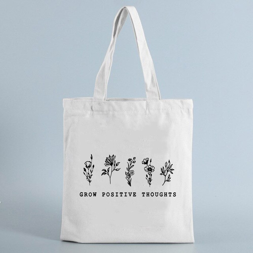 Mulheres Saco de Compras com Rose Flores Imprimir Lona Eco Sacola de Compras Reutilizável Sacos de Livro Estudante Saco de Pano Feminino Bolsa de Ombro