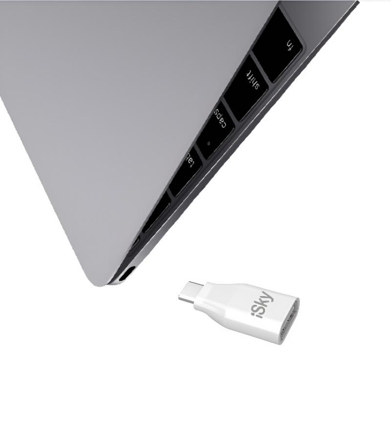 iSky Phone Adapters Type-C to USB 3.0 Adapter OTG Data Transmission for Macbook iPad Pro USB Flash Drives Laptops Converters