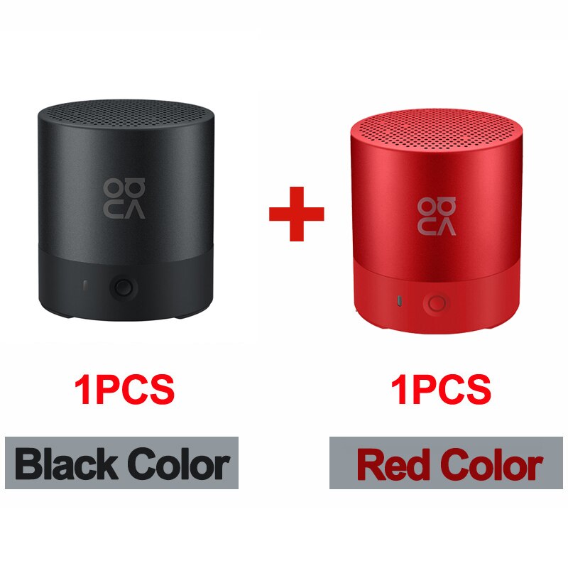 Huawei Mini haut-parleur Bluetooth Portable sans fil TWS étanche pour l&#39;extérieur stéréo basse Surround Volume élevé le microphone intégré prend en charge les appels vocaux mains libres haut-parleur large bande radiat: Black And Red