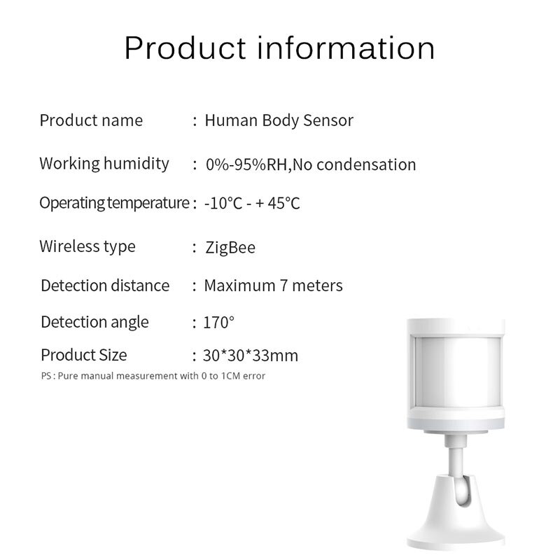 Wireless Body Light Connection Motion Sensor Intel... – Grandado