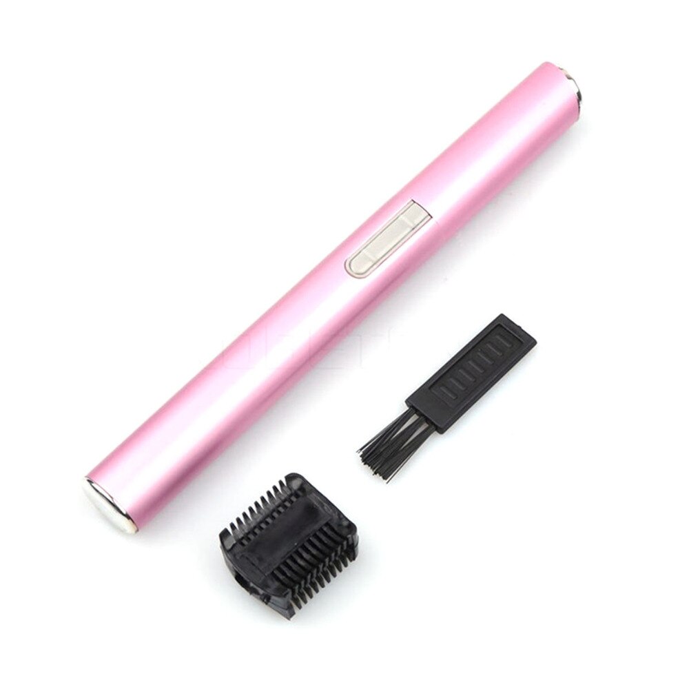 2Pc Vrouwen Elektrische Wenkbrauw Trimmer Gezicht Lichaam Been Oksel Droge Batterij Wenkbrauw Cleaner Epilator Wenkbrauw Haar Remover Brow Scheermes