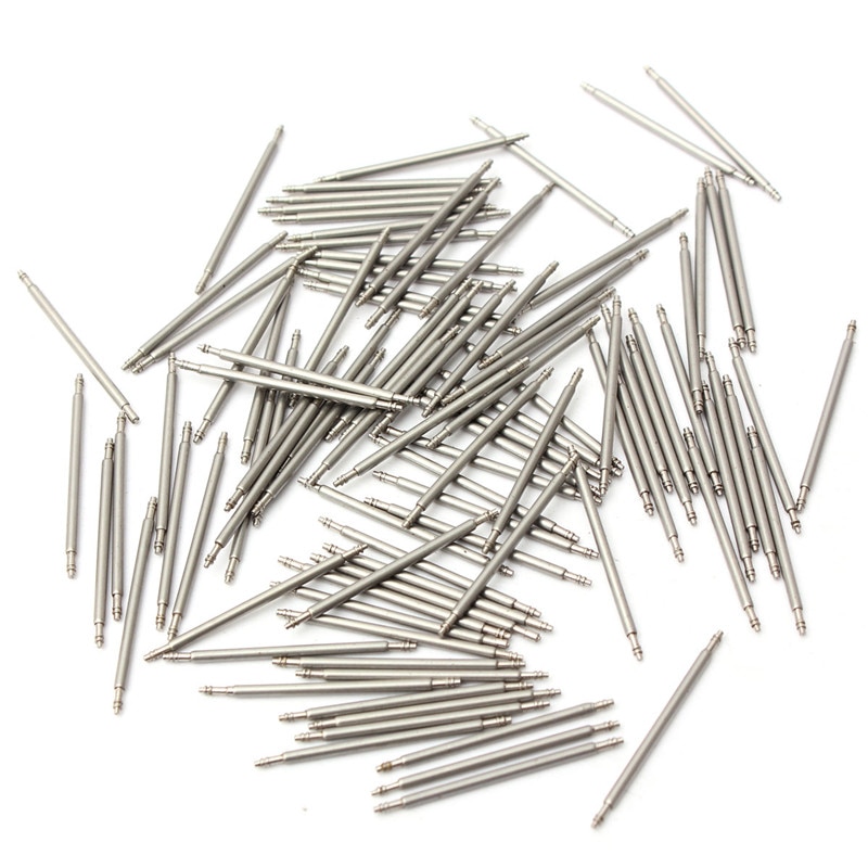 100 stks 20mm Rvs Horloge voor Band Spring Bars Met Strap Link Pins Remover Uitstekende