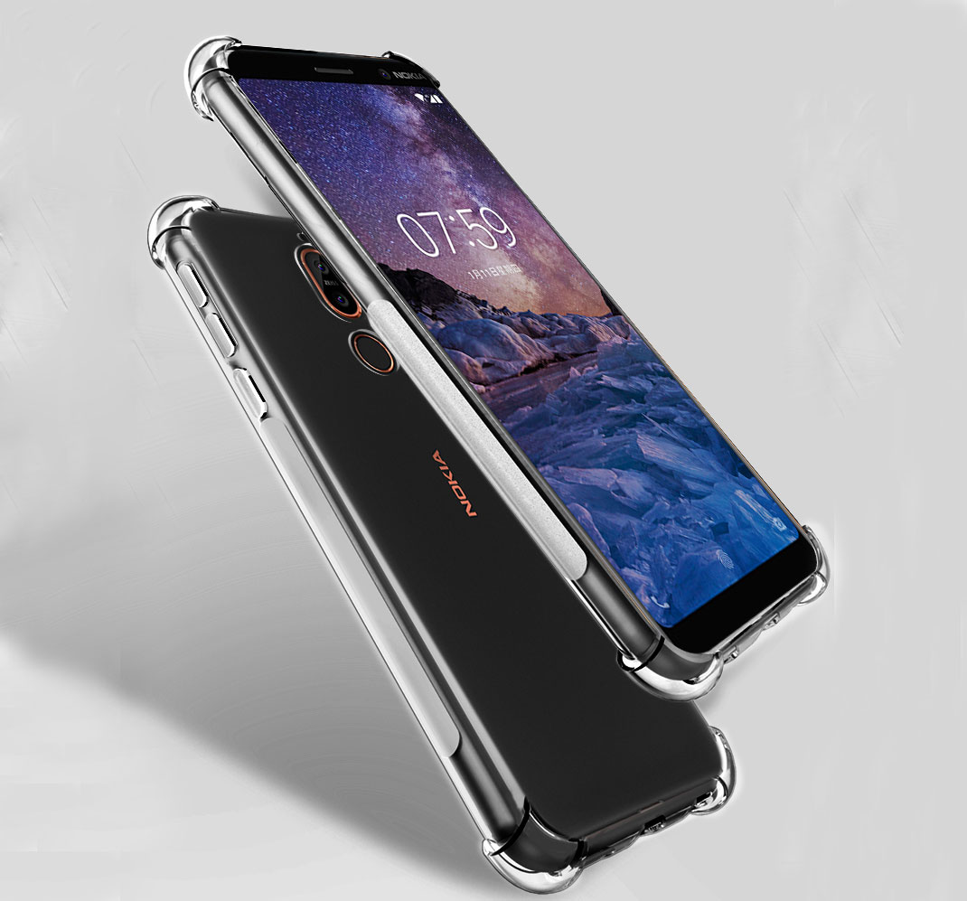 Shock-Proof Case Voor Nokia 2 3 5 6 7 8 Tpu Phone Case Cover Voor Nokia 6 2.1 3.1 5.1 6.1 7.1 7 Plus Dual Slanke Volledige Cover Cas: for Nokia 3.1plus