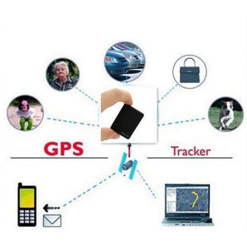Søt svart mini global locator ekte sporingsenhet  #0528 ganger bil barn kjæledyr tracker gsm/gprs/gps