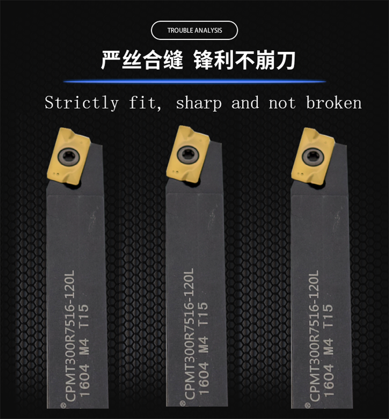 1PC Crude Boring Bar 75 Degrees Through Hole Boring Bars 1604 Forward / Reverse Knife Tool Holder Square Boring Holder