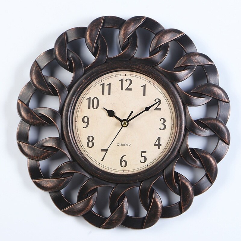 10 Inches Modern Classic Digital Wall Clock Living Room Kitchen Modern Classic Digital Wall Clock Home Wall Decorations: Antique black