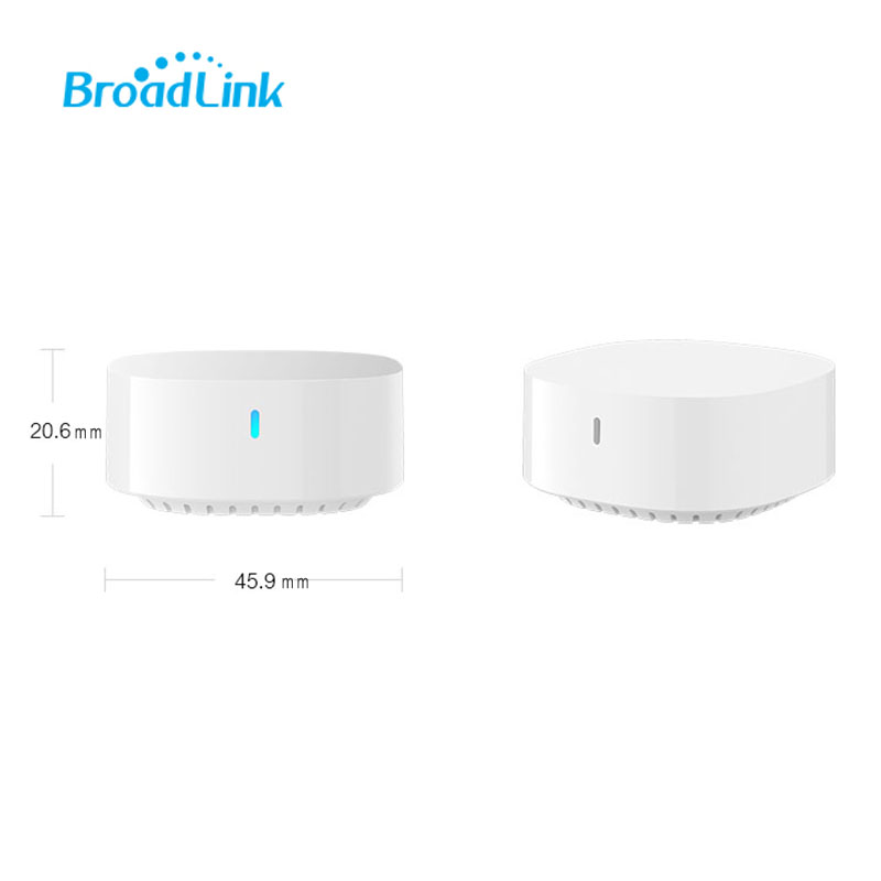 Broadlink-Sensor de movimiento inteligente para el hogar, Detector de movimiento PIR inalámbrico, WIFI, infrarrojo, funciona con Alexa y Google Home,