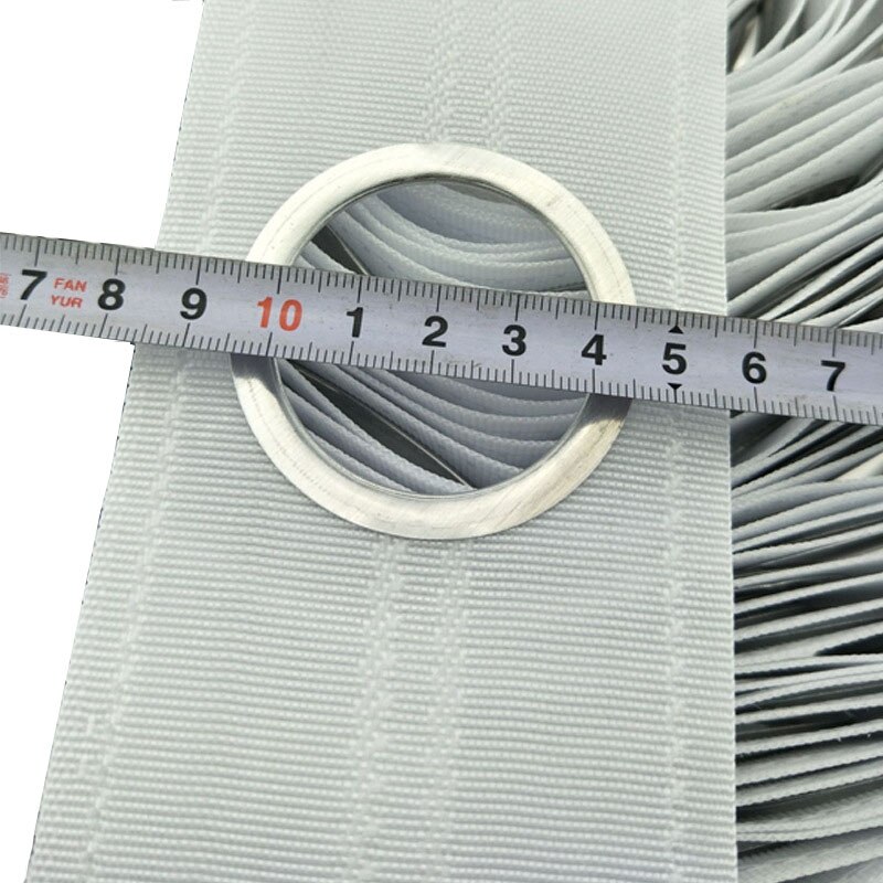 Cinta de perforación de ojal de 38 metros, cinta de nailon blanco para coser con ojal, método de procesamiento de anillo superior, accesorios de cortina CP101F,