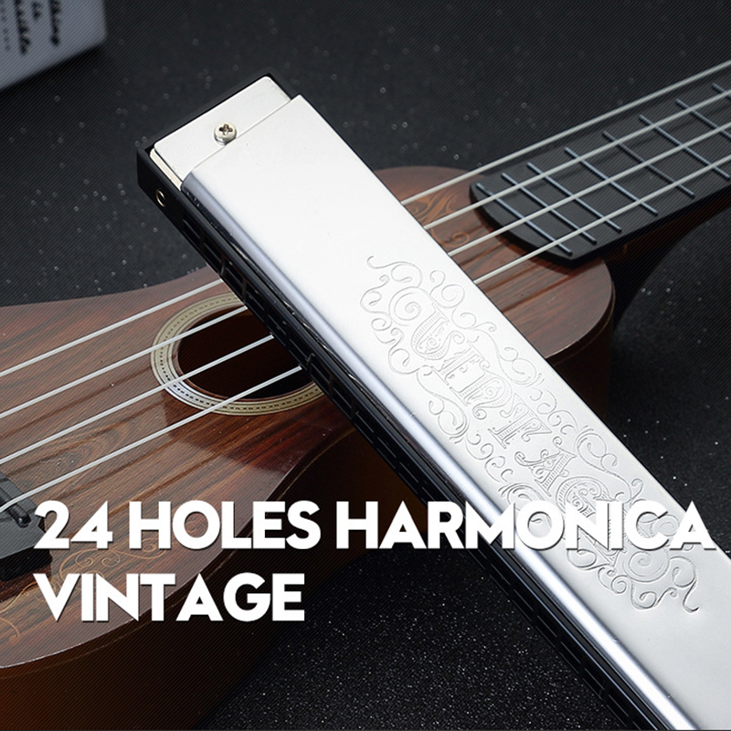 Kongsheng-armónica de trémolo , instrumento Musical con 24 agujeros, llave en C, Mini arpa bucal,