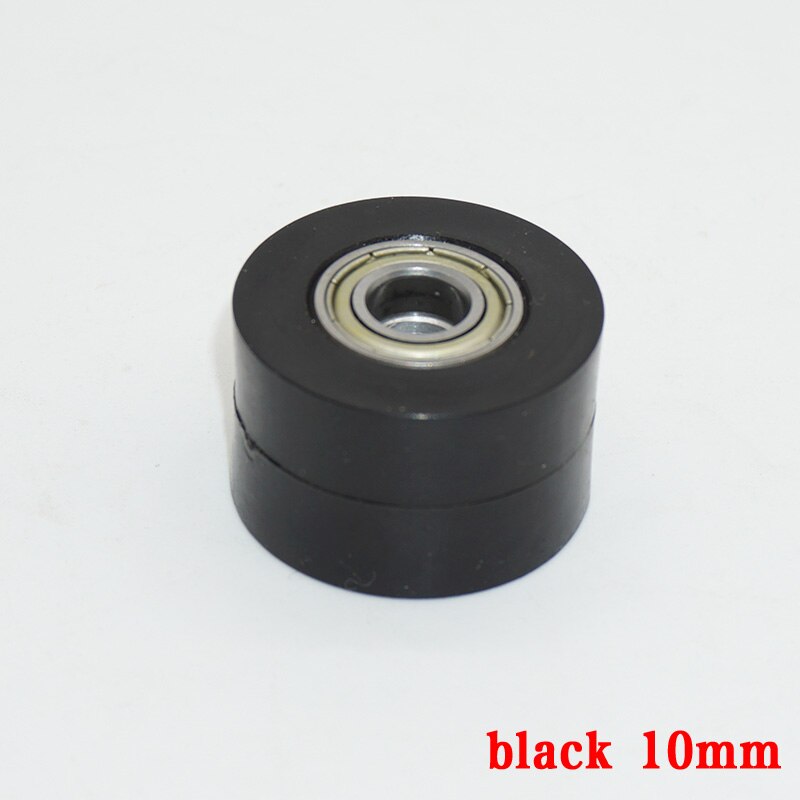 Motorcykel skyder drevet kædespændingshjul guide cykler, motocross crf 250 450 ktm sxf exc yzf wr tc bosuer  m2 m 4 m68 mm to 10 mm: Sort 10mm