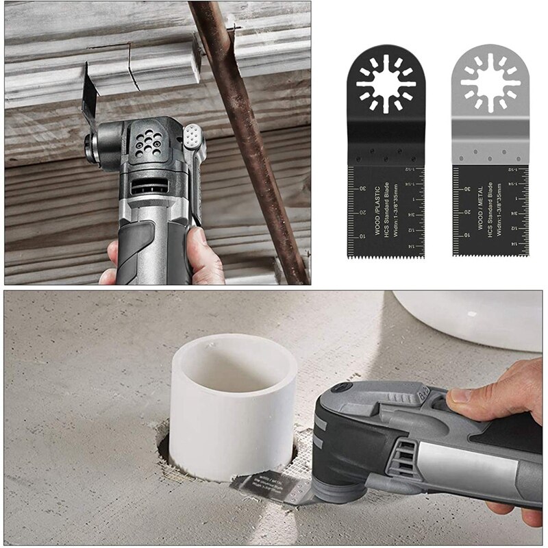 Saw Blades Kit Mix Blades,Multitool Oscillating Tool Accessories,Multifunctional Tool Accessory Set for Fein Multimaster