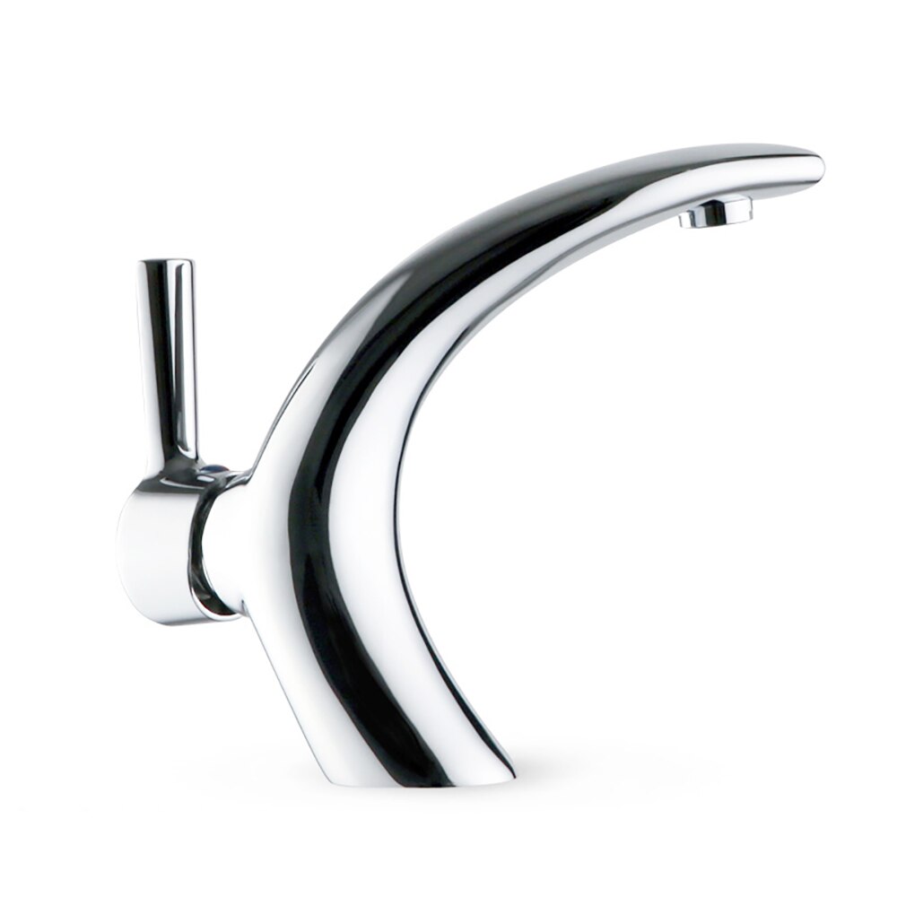 Suguword Chrome Basin Faucets Modern Bathroom Faucet Waterfall Single Hole Cold Water Crane Tap Basin Faucet Mixer Tap