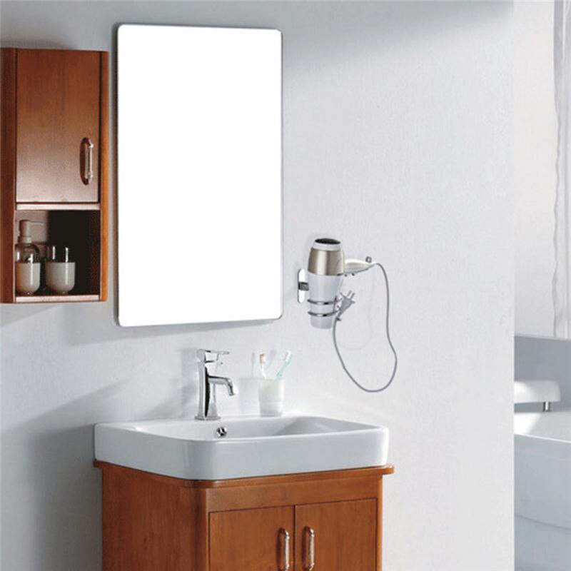 Étagère murale en spirale pour sèche-cheveux | Offre spéciale en aluminium pour salle de bain, étagère murale pour sèche-cheveux, directe